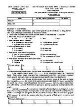 Đề thi chọn học sinh năng khiếu cấp huyện môn Tiếng Anh Lớp 7 - Năm học 2014-2015 - Phòng giáo dục và đào tạo Thanh Sơn